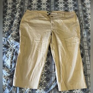 Ralph Lauren khaki capris size 20 W